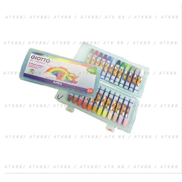

pintar- Giotto Oil Pastel 24 Warna Set Big Rainbow ( Crayon )