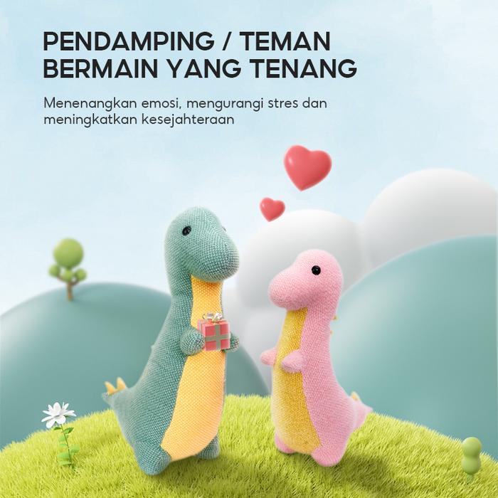 

pintar- Oh!Some Aihao station dinosaur 50cm green/58cm green/38cm pink/plush toy/stuffed/mainan