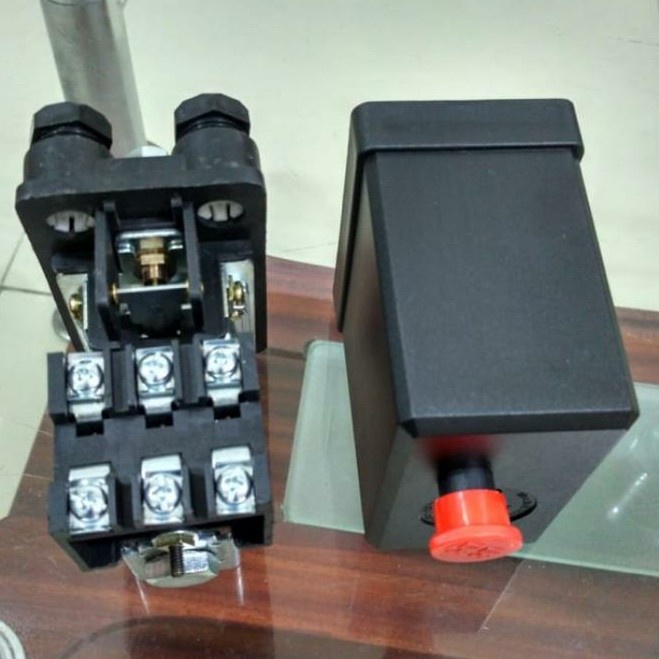 otomatis kompresor 3 phase lubang 1 presure switch compresor 380 volt