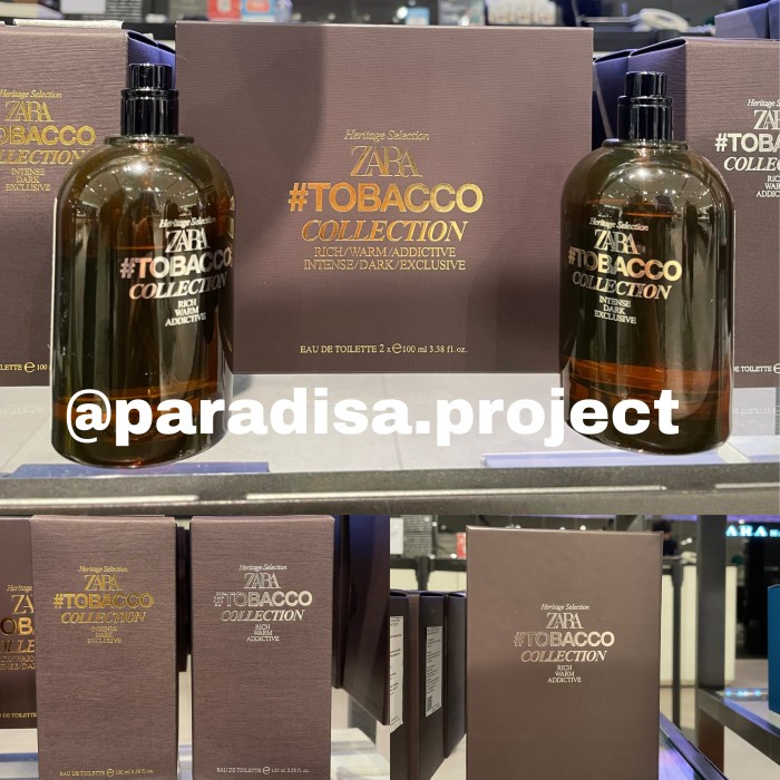 Parfum Zara Tobacccoo Rich Warm x Intense Dark Original Store Jastip