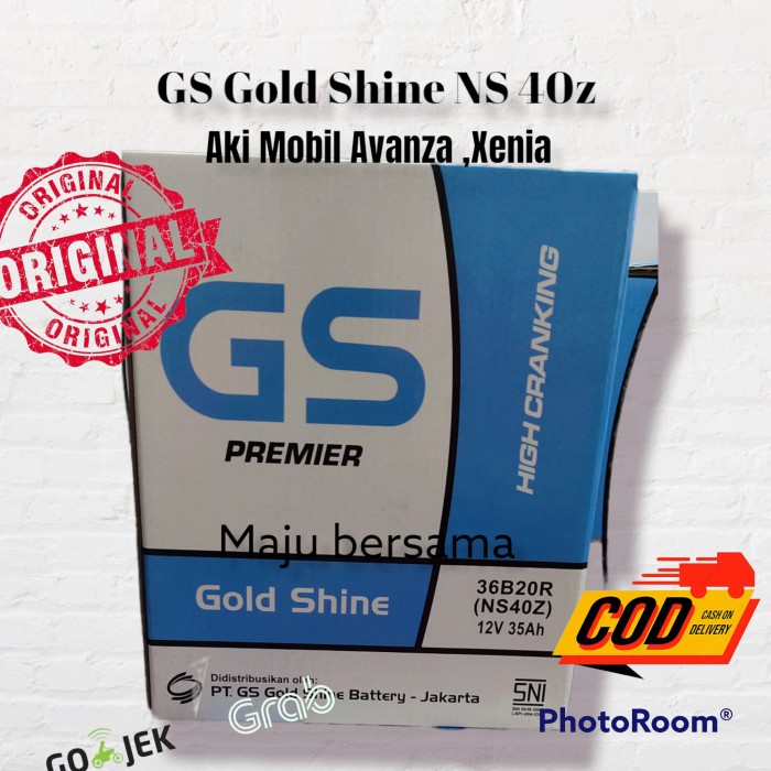 AKI MOBIL DAIHATSU TARUNA NS40Z (36B20R) GS GOLD SHINE AKI BASAH