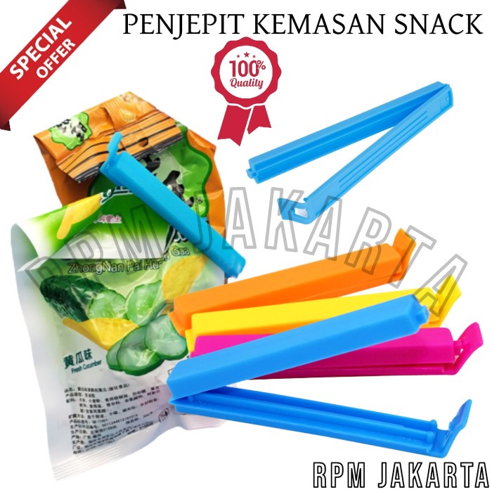 

STOK TERBATAS Penjepit Plastik Kemasan Snack / Penjepit Kemasan Makanan Ringan OZ945