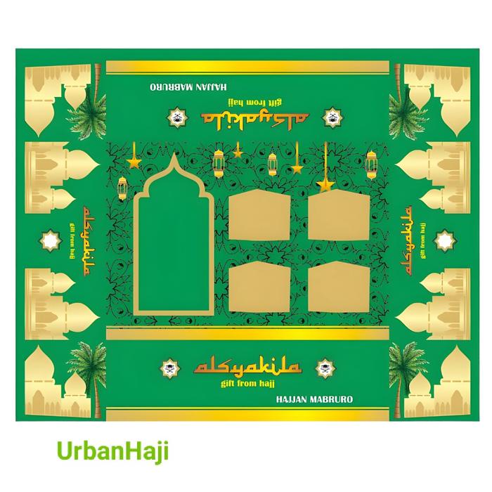 

party- DUS KOTAK KEMASAN OLEH OLEH HAJI DAN UMROH ISI 50 PCS Hijau gift souvenir