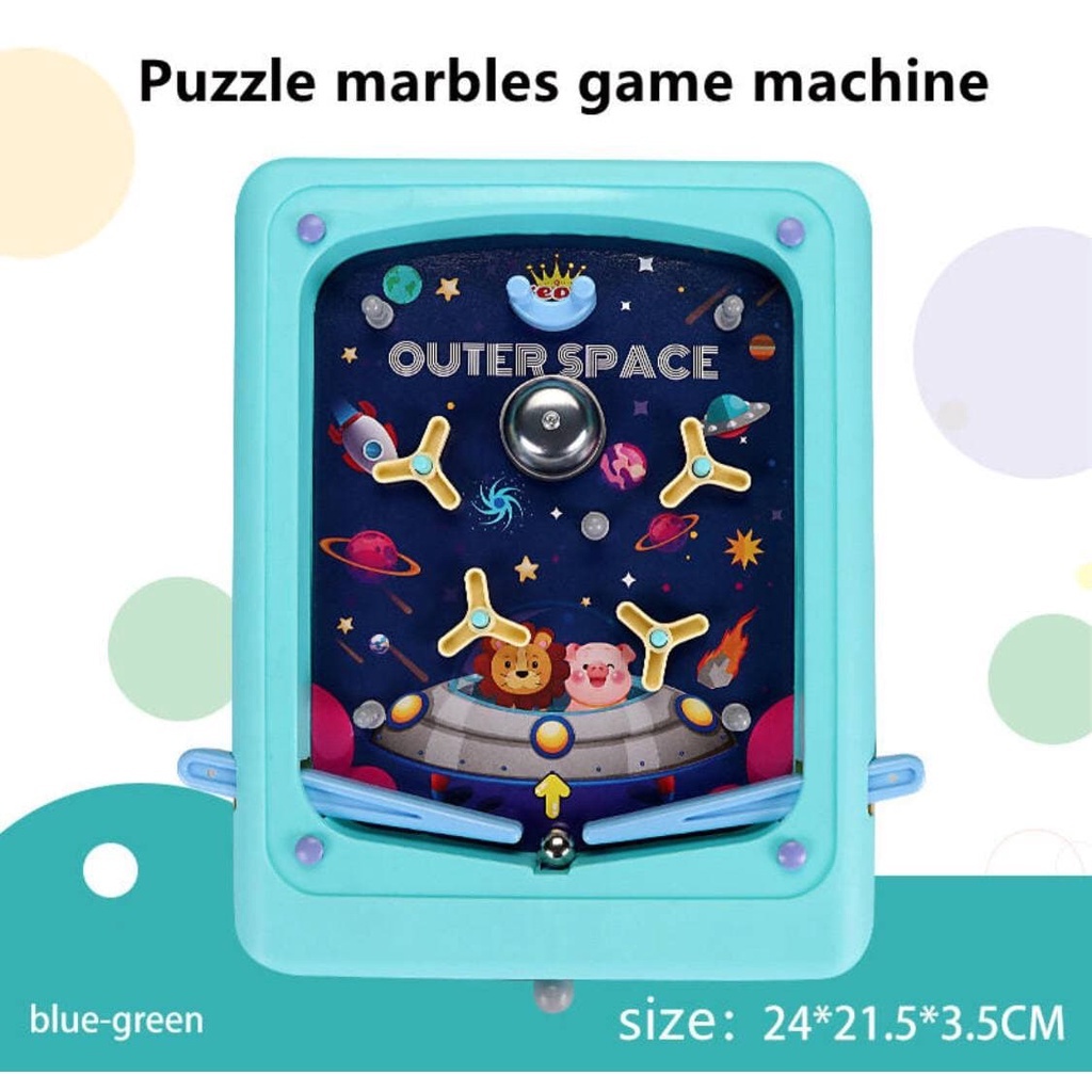 MS - Mainan Anak Pinball Lonceng - Pinball Board Game - Puzzle Pinball Lonceng