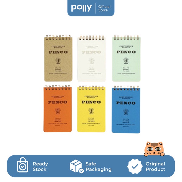 

Penco Coil Notepad / Buku Catatan Dan Agenda Premium Jepang Baru