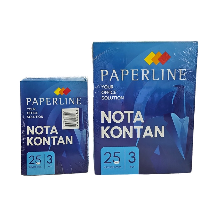 

Nota Kontan Besar Paperline 3 Ply (10Pc) Baru