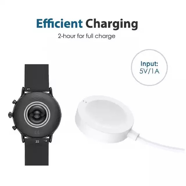 Charger Wireless Smarttch/Jam Tangan Fossil Gen 4 Gen 5 USB Magnetic *