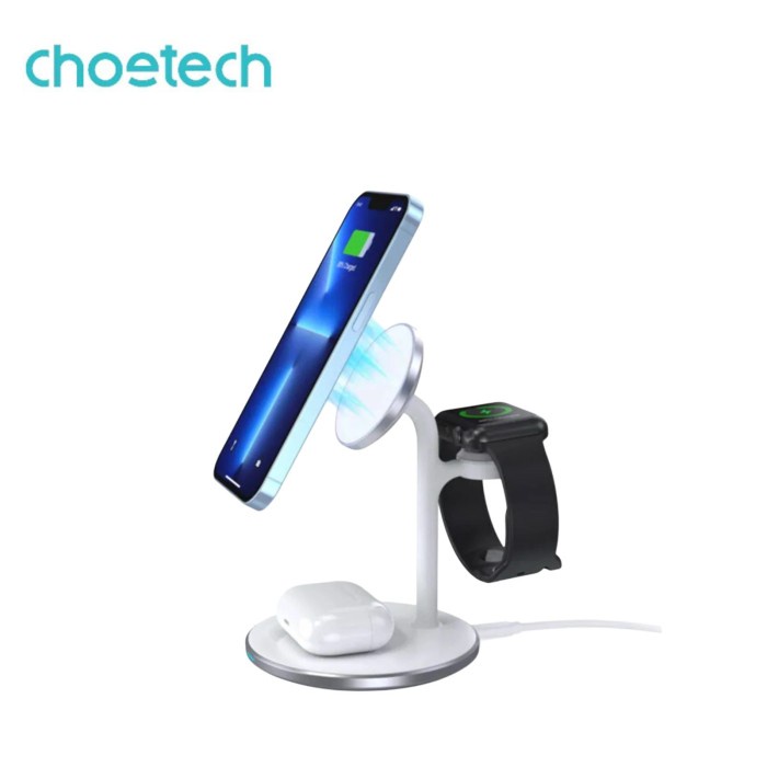 CHOETECH T585-F 3 in 1 Magnetic Wireless Charging Stand 15W