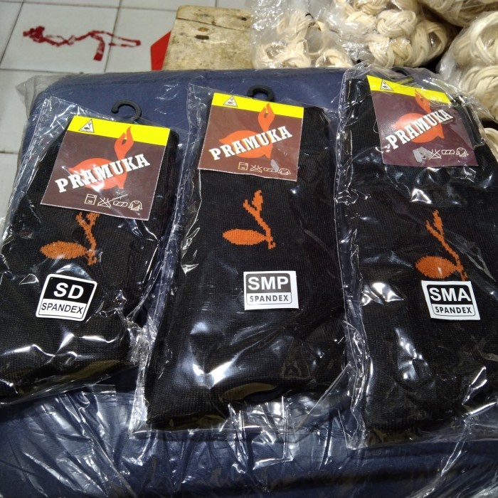 Kaos kaki Pramuka Lambang dan Polos SD SMP SMA