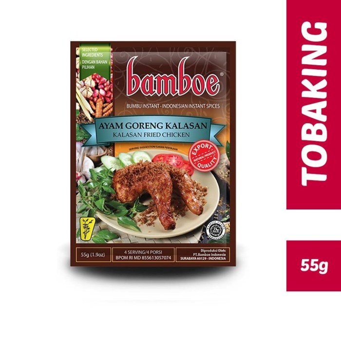 

EH880 Bamboe ayam kalasan goreng bumbu instan NEW
