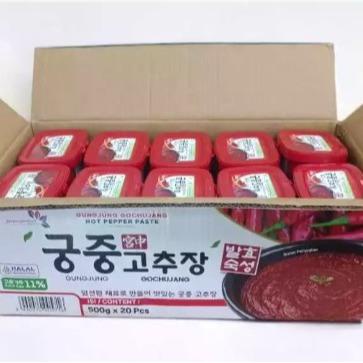 

HG75 Gochujang Sambal Korea 500 Gr Halal Gungjung Hot Pepper Pedas Bumbu Saus Saos Sambal Sunchang