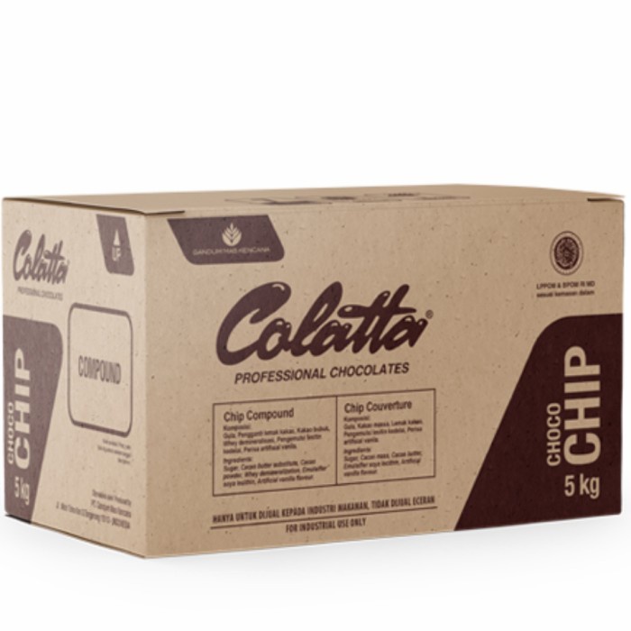 

Lezat- Colatta Chocochip Compound kemasan repack 1 Kg