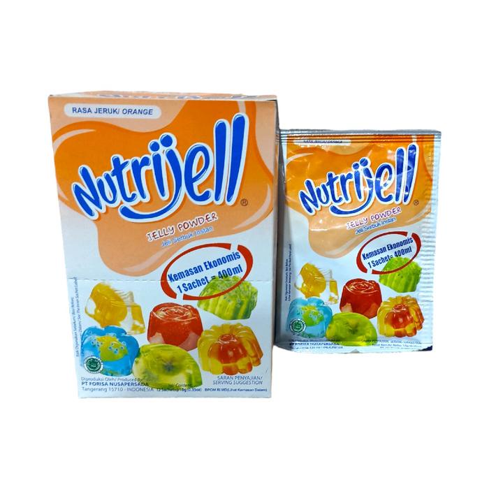 

Lezat- 1 Box Agar Nutrijell Jelly Powder 10 Gram isi 12 Sachet Makanan Food Jeli