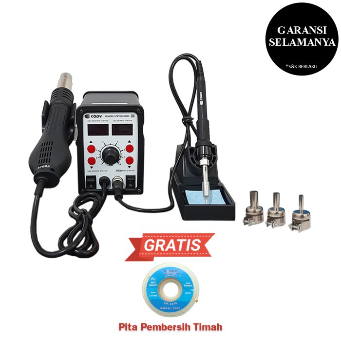 SOLDER UAP BLOWER SOLDER STATION DIGITAL CODY 858D+ ORIGINAL QUALITY