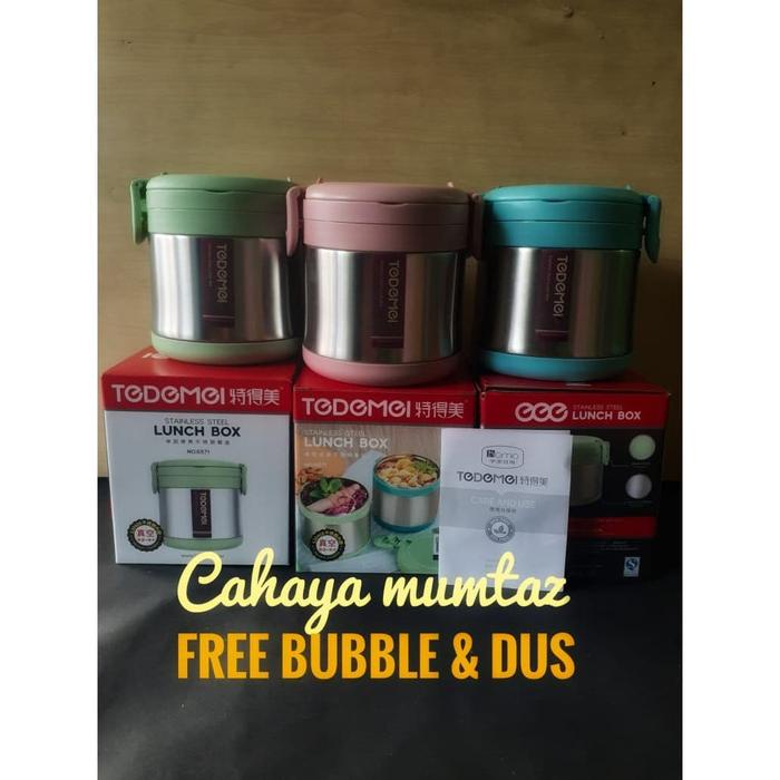 PREMIUM Lunch box tedemei stainless 657