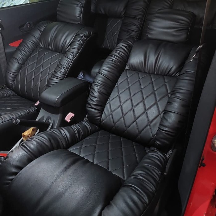 PREMIUM COVER JOK MOBIL MODEL SOFA SARUNG JOK XENIA AVANZA 3 BARIS