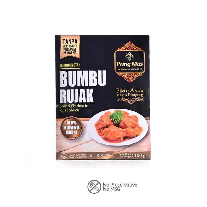 

HB673 Pring Mas Bumbu Instan Bumbu Rujak 100 g PROMO SPECIAL