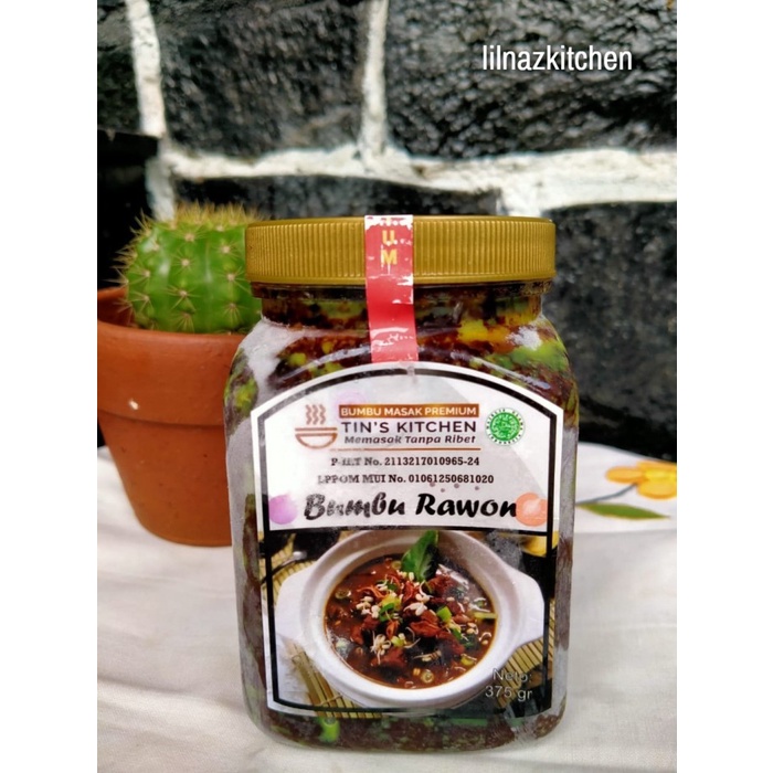 

EG532 Bumbu Rawon Instan Premium Tins Kitchen Non MSG Tanpa Pengawet NEW