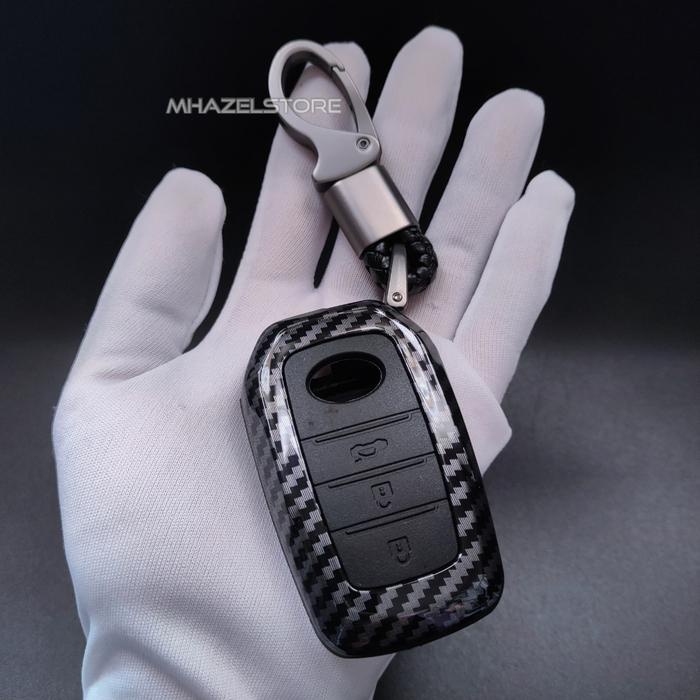 PREMIUM Gantungan kunci sarung remote keyless mobil toyota Fortuner innova Q innova zenix model