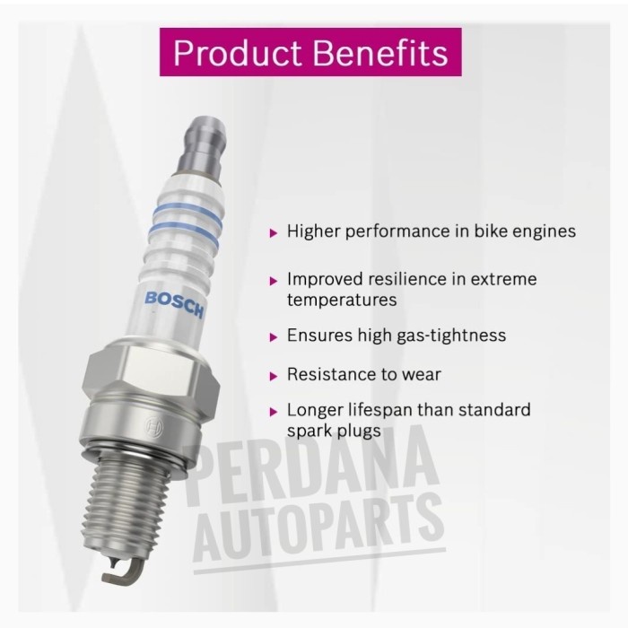 Busi Motor Bosch Double Iridium Asli Original (Semua Motor Ada)