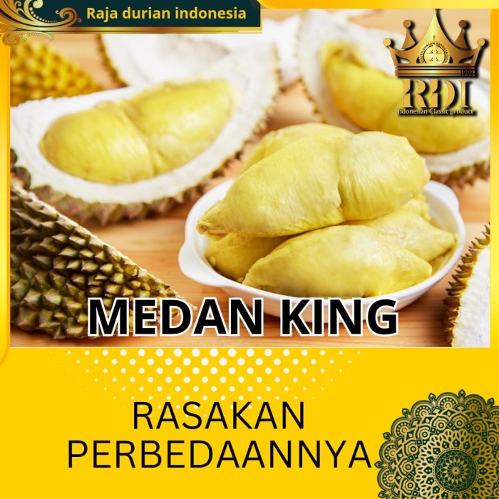 

Lezat- RDI.cab jak-timur durian kupas KING MEDAN/DURIAN KUPAS PREMIUM Unggul no.1 RDI