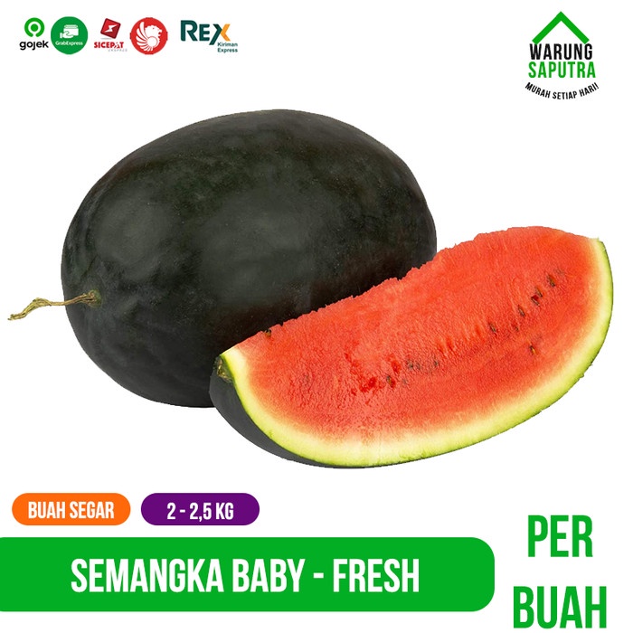

Lezat- Buah Semangka Inul / Baby Watermelon per Buah 2,5 kg