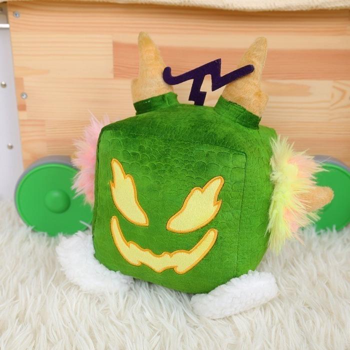 ReadyBlox Fruits Anime Game Plush Toy Fruit Leopard Pattern Box Plush Toy Soft Stuffed Fruits Toy