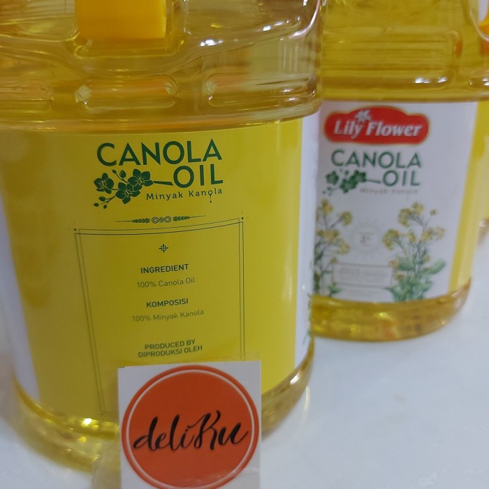 

Lezat- Canola oil 2L Lily flower/ Minyak kanola 2L / Minyak canola 2L