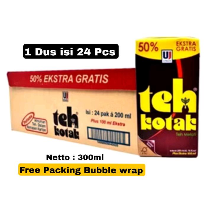 

(24 Pcs) TEH KOTAK Jasmine Tea 300ml + Free Packing Bubble Wrap