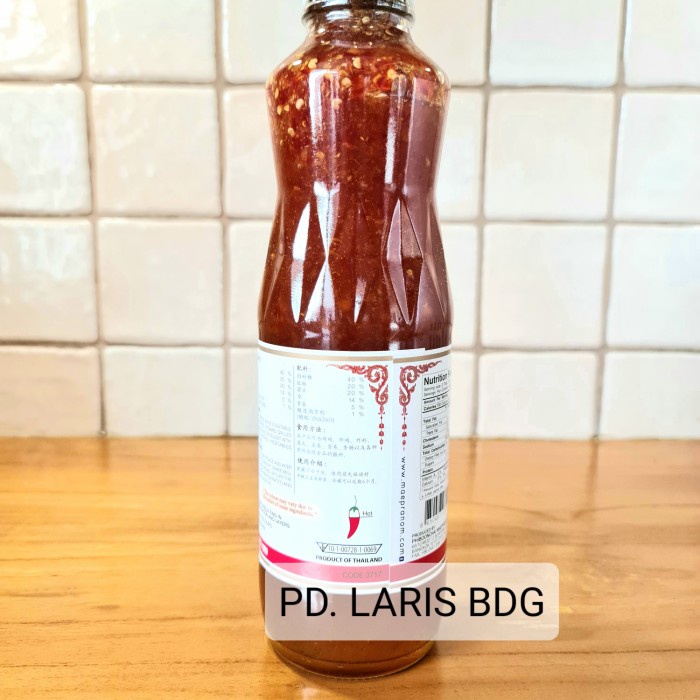 

Lezat- SWEET CHILI SAUCE MAEPRANOM BRAND THAILAND 980GR (THAI CHILLI SAUS)