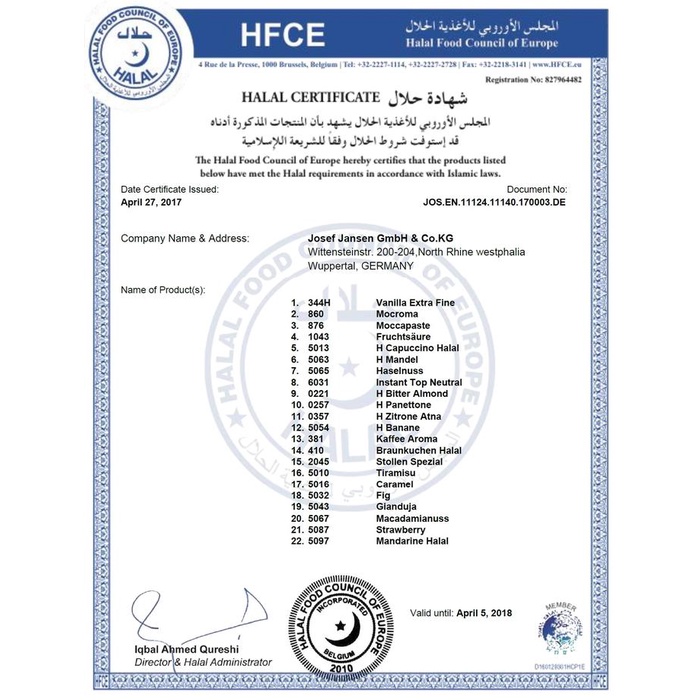 

Lezat- Vanilla JANSEN Halal 200ml (Repack dari 1Kg)