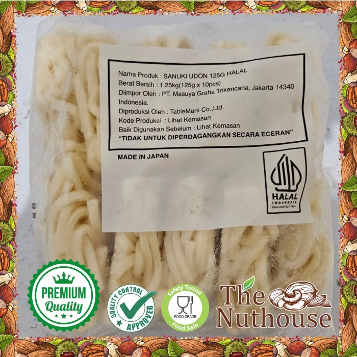 

Sanuki Udon Frozen Noodle 125gr x 10pcs [HALAL]
