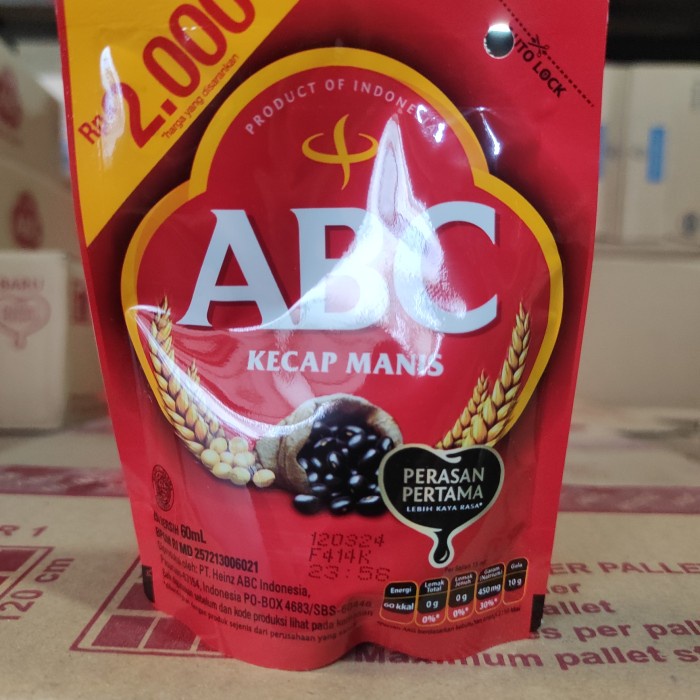 

Lezat- Kecap ABC refill 60ml per dus (48 pcs)