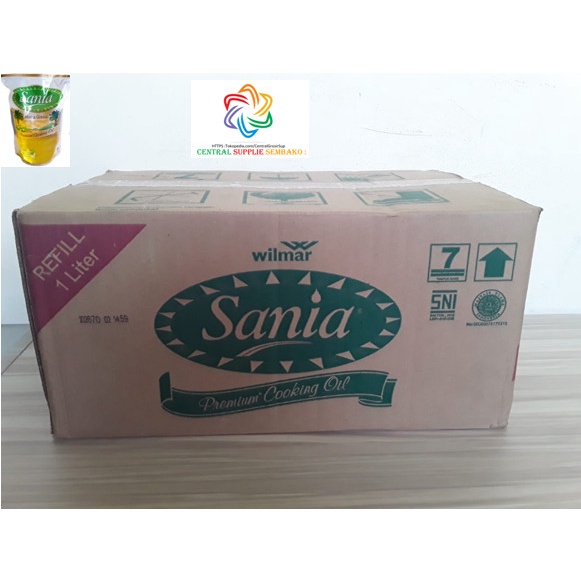 

Lezat- Sania Minyak Goreng [ 1 liter / 12 Pouch ]