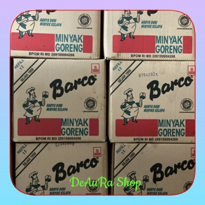

Lezat- Minyak Goreng Barco 1L x 12 (1 karton)
