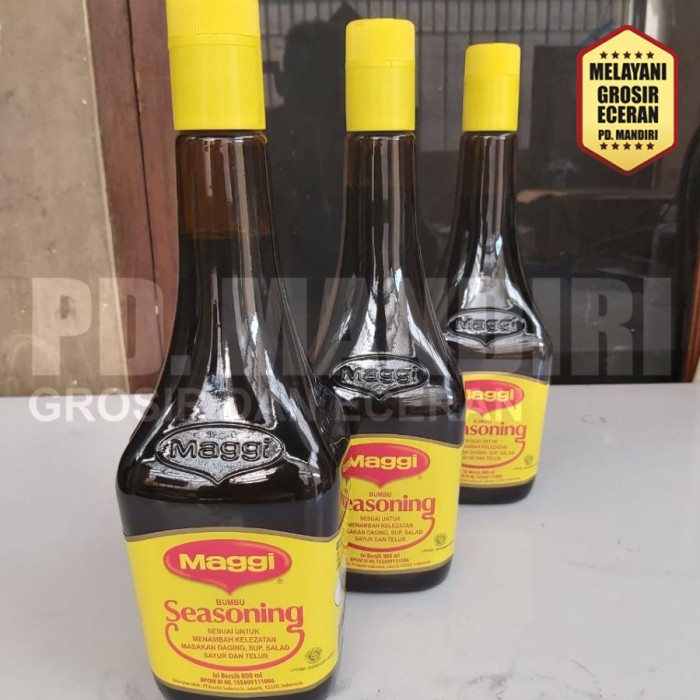 

Lezat- MAGGI SEASONING 800ML / Bumbu Penyedap / Kecap Asin Maggi / 800 ML