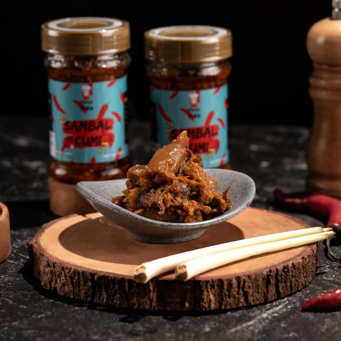 

Lezat- Dapoer Irda Paket Bundling 3 varian sambal ( Sambal Cumi, Sambal Bawang, Tongkol Suwir