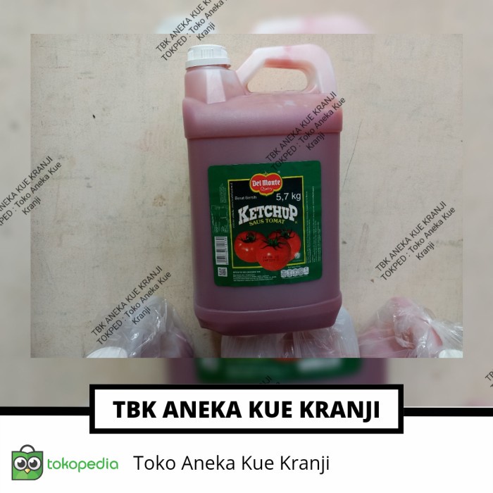 

Lezat- delmonte saos tomat jerigen 5.7 kg