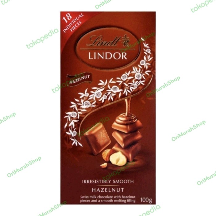 

Lindt Lindor Chocolate Hazelnut Milk Extra Dark Coklat Swiss Cokelat
