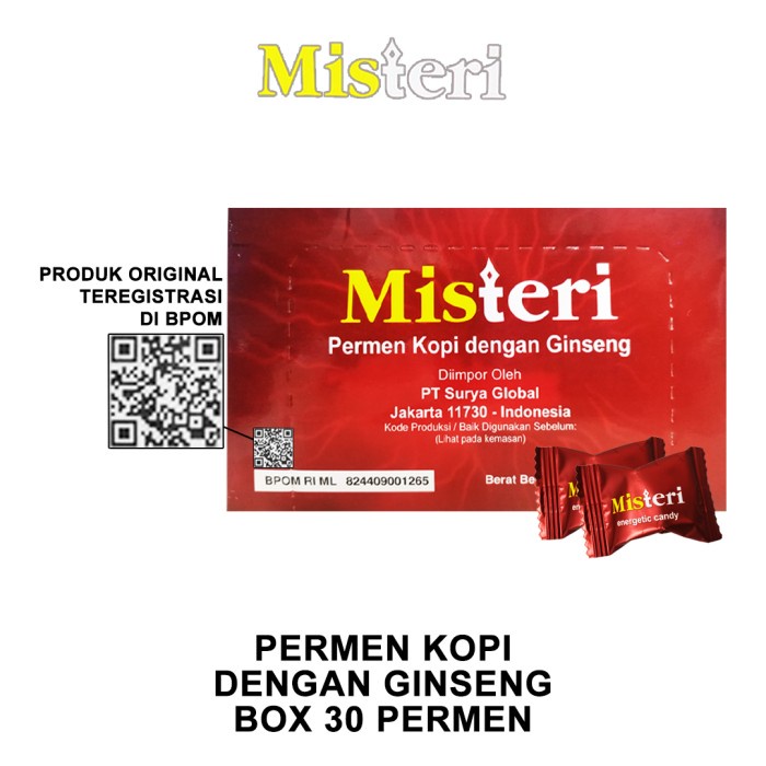 

Misteri Permen Kopi 30 Pcs - Permen Misteri Candy Original BPOM