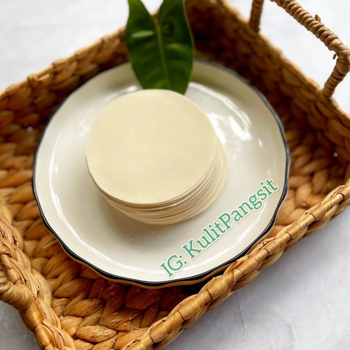

Kulit Pangsit Bulat Siomay Gyoza Kuotie Mandu Dimsum HALAL