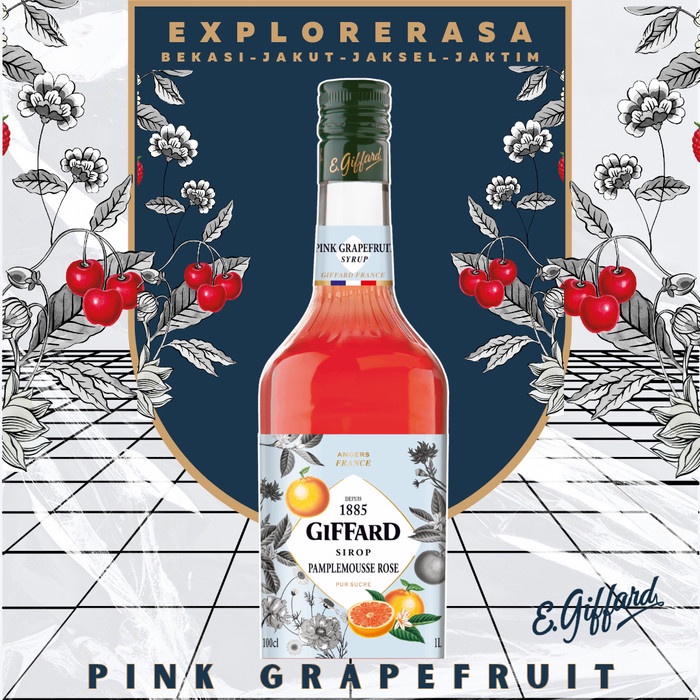 

Giffard syrup Pink grapefruit 1L Sirup giffard pink grapefru 1 liter