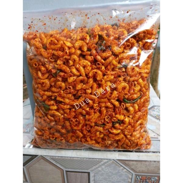 

1kg seblak makaroni kriuk pedas daun jeruk Cemilan