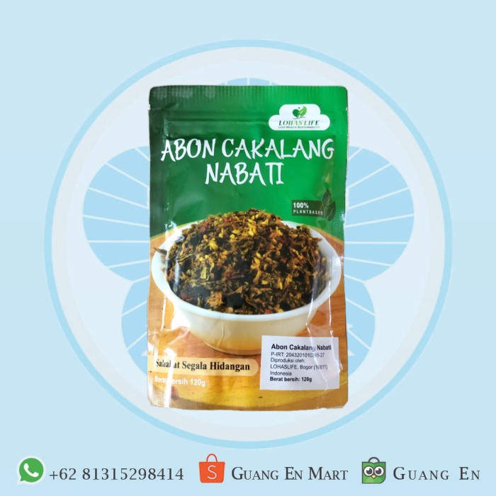 

Lohas Life Abon Cakalang Nabati Vegan Plant Based Vegetarian