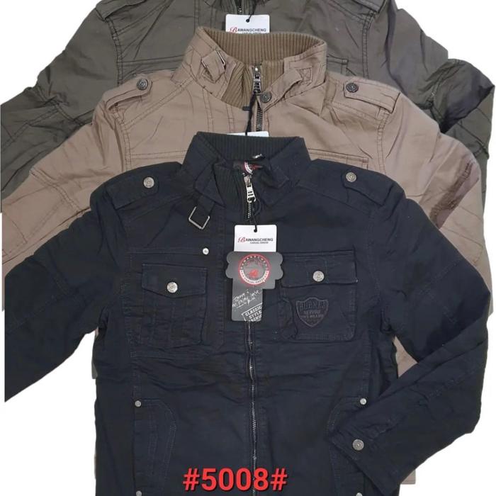 jaket bahan kanvas dalam beludru //jaket bwc jacket keren pria// jaket pria keren