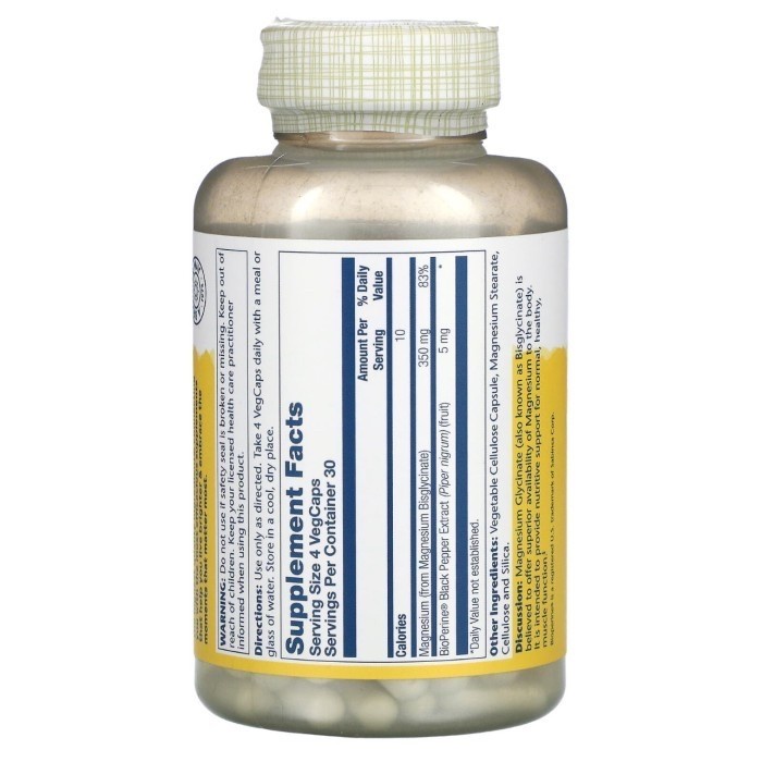 Solaray Magnesium Glycinate 350mg