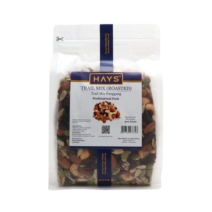 

TRAIL MIX (ROASTED) 500 GRAM ALMOND MEDE CRANBERRY RAISIN PUMPKIN SUNFLOWER / CAMPURAN KACANG