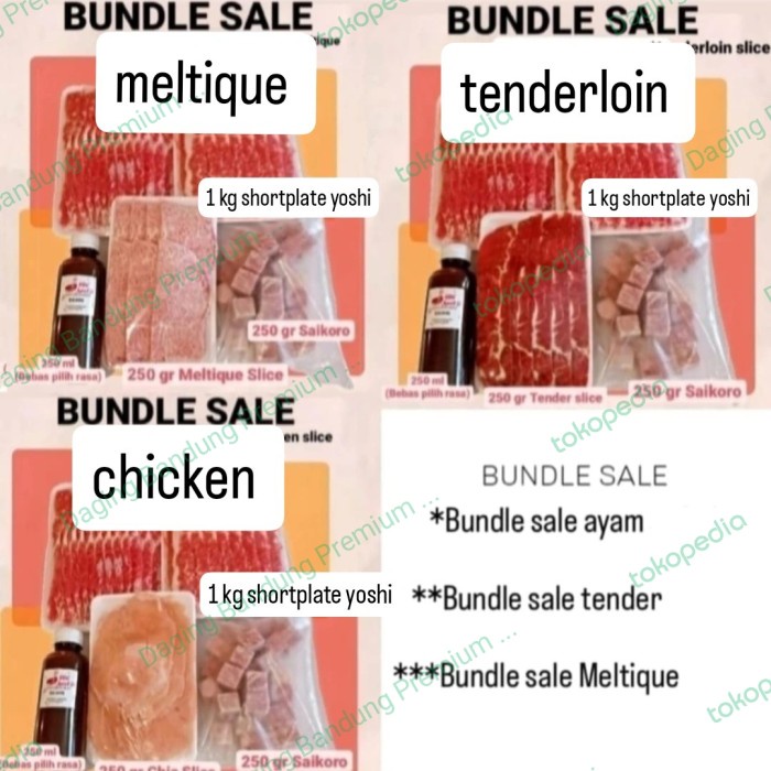 

Lezat- Bundle sale Ayam