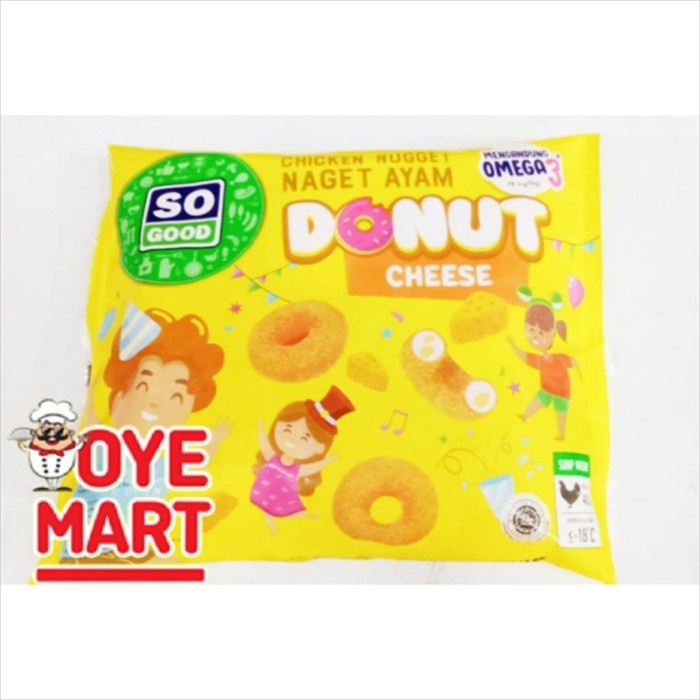 

Lezat- SO GOOD CHICKEN NUGGET DONUT CHEESE/NAGET AYAM DONAT RASA KEJU