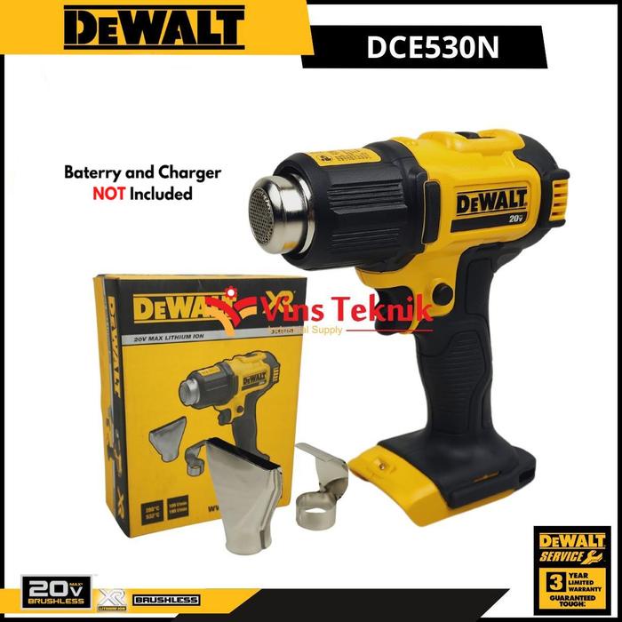 Mesin Pemanas Hot Gun DEWALT DCE530N Heat Gun Cordless